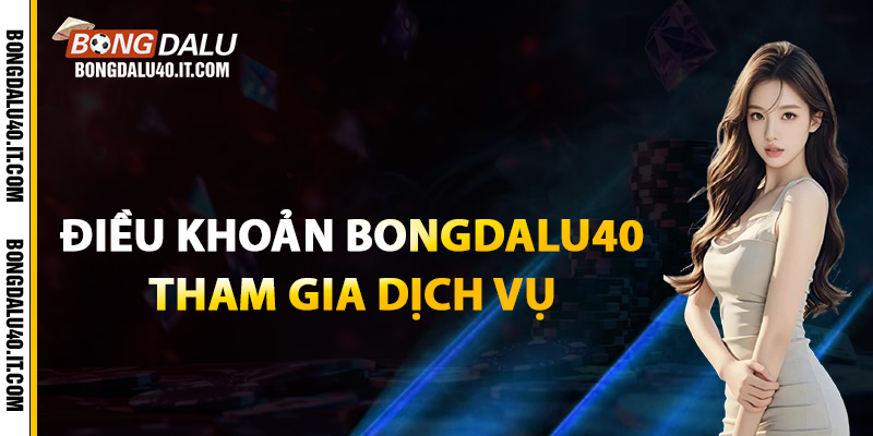 Các điều khoản Bongdalu40 tham gia dịch vụ